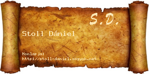 Stoll Dániel névjegykártya